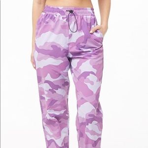 purple camo windbreaker joggers